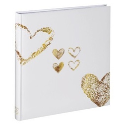 Hama Album Lazise 29x32 cm, 50 weiße Seiten, gold