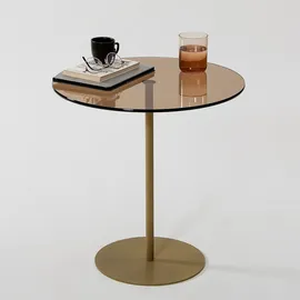 Asir Beistelltisch Chill- 50x50 cm golden/bronzen - Bronze/Gold