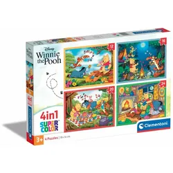 Clementoni Supercolor Disney Winnie the Pooh, 12 Stück(e), Cartoons, 3 Jahr(e)
