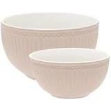 GREENGATE Schüssel 2er-Set Alice creamy fudge