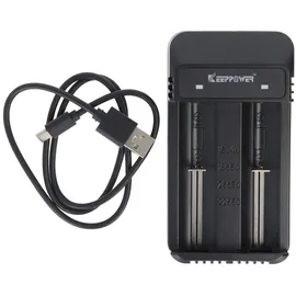 Keeppower C2 Ladegerät für Lithium-Ionen-Akkus