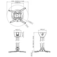 Vogel's PPC 2555 Mounting Kit - for Projector -