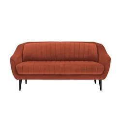 Sofa  Sophia ¦ orange ¦ Maße (cm): B: 190 H: 83 T: 90