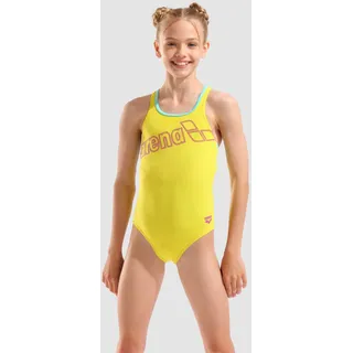 Badeanzug Mädchen arena Logo - Yellow Star-water - 152