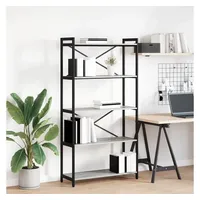 vidaXL Bücherregal 80 x 30 x 153 cm Grau