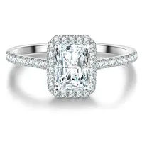 Trilani Ring aus Sterling Silber mit Zirkonia in silber | Gr.: 54