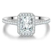 Trilani Ring aus Sterling Silber mit Zirkonia in silber | Gr.: 54