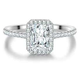 Trilani Ring aus Sterling Silber mit Zirkonia in silber | Gr.: 54