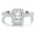 Trilani Ring aus Sterling Silber mit Zirkonia in silber | Gr.: 54
