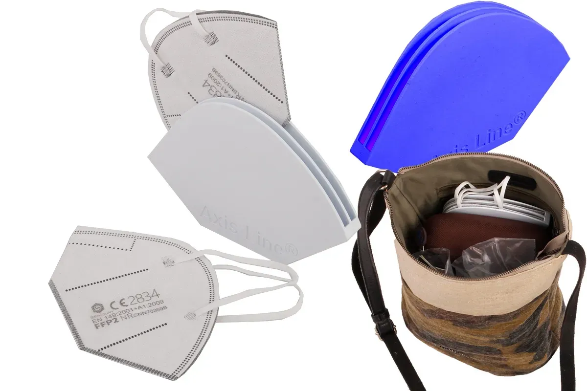 Axis Line FFP2 Aufbewahrungsbox - Case - die Aufbewahrung für Ihre FFP2 Maske, Axis Line in einfach