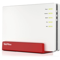 FRITZ!Box FRITZ! BOX 7583 VDSL WLAN-Router Gigabit Ethernet Dual-Band (2,4 GHz/5 GHz) 3G 4G Rot, Weiß