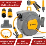 Automatische Gartenschlauchtrommel 20m 1/2 Schlauchaufroller Schlauchtrommel