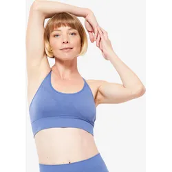 Bustier Yoga nahtlos - Premium blau M