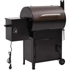 vidaXL Pelletgrill 104 cm mit Schornstein