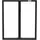 ML-Design Tischbeine, Schwarz, Metall, 60x72x35 cm, Esszimmer, Tische, Esstische, Tischsysteme, Tischgestell