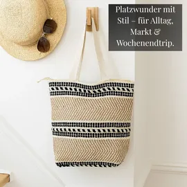 Marrakesch Orient & Mediterran Interior Kalpur -5- Shopper Baumwolle Beige