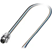 Phoenix Contact 1523492 Sensor-/Aktor-Einbausteckverbinder M12 Stecker, Einbau 0.50 m
