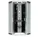 AcquaVapore Komplettdusche 100 x 100 cm links D58-63M0 schwarz Sicherheitsglas ESG inkl. Duschwanne