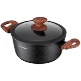 Florina MASTER BLACK Kochtopf 28 cm rund