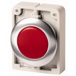 Eaton 183282 Leuchtmelder, RMQ-Titan, flach, rot, Frontring Metall M30C-FL-R