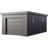 Telluria Gartenhaus Telluria Classico 3,58 x 6,28 m Grau