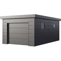 Telluria Gartenhaus Telluria Classico 3,58 x 6,28 m Grau