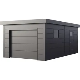 Telluria Gartenhaus Telluria Classico 3,58 x 6,28 m Grau