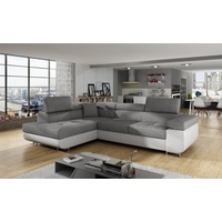 yourhouse24 Ecksofa ANTON L-form Schlafsofa Wohnlandschaft Links Rechts Couch Bettkasten