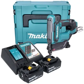 Makita DPT 353 RTJ Akku Stiftnagler 18 V 15 - 35 mm + 2 x 5,0 Ah Akkus + Ladegerät im Makpac