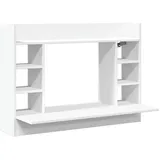 vidaXL Wand-Schreibtisch Weiß 105x48x75 cm Holzwerkstoff - vidaXL