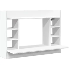 vidaXL Wand-Schreibtisch Weiß 105x48x75 cm Holzwerkstoff - vidaXL