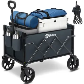 Sekey Bollerwagen Faltbar Klein 70L 80KG grau