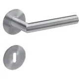 Karcher Design-Beschläge Rosettengarnitur Flachrosette Weiß