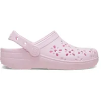 Crocs Classic Floral Cut Out Clog K Clog, Pink