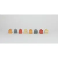 räder Steinzeug Minihäuschen verschiedene Designs, 2,5x3,5