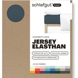SCHLAFGUT Easy Jersey 180 x 200 - 200 x 220 cm gray deep