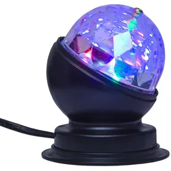Disco-Lamp | kleiner Lichteffekt für Party und Dekoration | 3-Farbiges Farbenspiel
