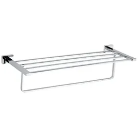 Brillantbad BASA Handtuchablage Messing Chrom 585x140x210 mm für Bad & WC >> zum Bohren
