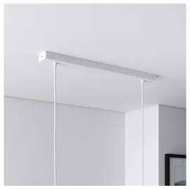 Lightstock Deckenleuchte 50 cm rechteckig weiß