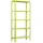 Proregal Wohnregal Living Koala Metal mit 5 Fachböden HxBxT 180 x 80 x 30 cm Fachlast 150 kg Grün/Weiß