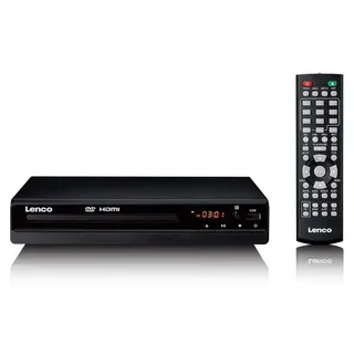 Lenco Kompakter DVD/CD-Player mit USB-Wiedergabe - Schwarz