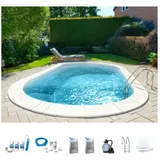 my pool bwt Ovalpool PREMIUM 360 x 737 x 150 cm inkl. Sandfilteranlage