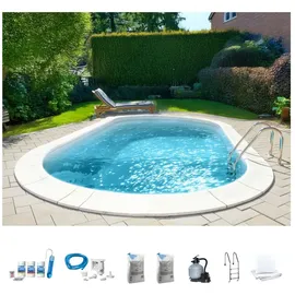 my pool bwt Ovalpool PREMIUM 360 x 737 x 150 cm inkl. Sandfilteranlage
