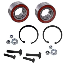 Bestprice 2x Radlagersatz Vorder-/ Hinterachse für Audi, Skoda, VW