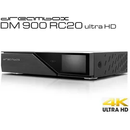 DreamBox DM900 RC20 UHD 4K 1x DVB-S2X MS Tuner 2TB HDD E2 Linux PVR Receiver