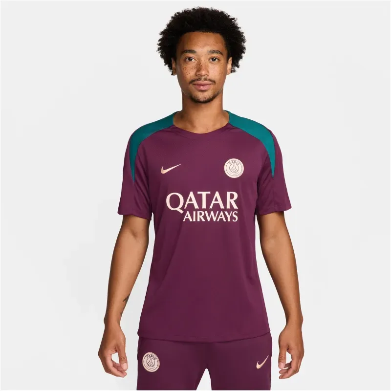 NIKE Paris Saint-Germain Strike Dri-FIT kurzarm Trainingsshirt Herren 613 - bordeaux/bordeaux/geode teal/guava ice XXL