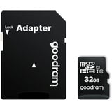 goodram microSDHC 32GB Class 10 UHS-I + SD-Adapter