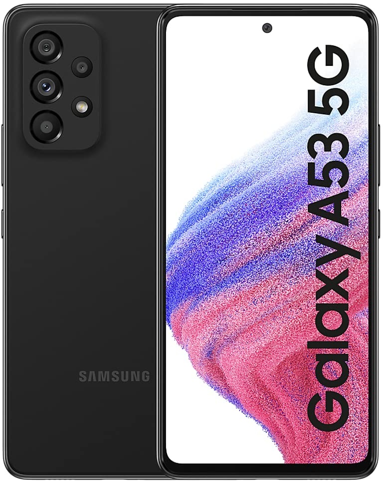 Samsung Galaxy A53 5G SM-A536B 16.5 cm (6.5) Hybrid Dual SIM Android 12 USB Type-C 6 GB 128 GB 5000 mAh Black