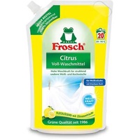Frosch Waschmittel Citrus, Bio-Qualität, 521515, Vollwaschmittel, flüssig, 1,8 Liter, 18 WL