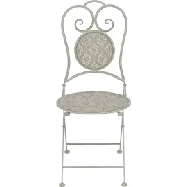 vidaXL 3-tlg. Bistro-Set Stahl Grau